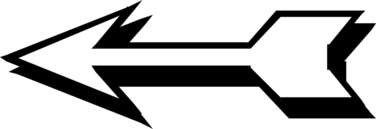 White Arrow Pointing Up Right - Dynamic Directional Clipart