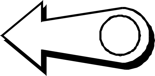 White Arrow Pointing Up to the Right - Dynamic Directional Clipart