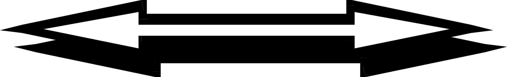 Arrow Clipart: White Left and Right Directional Symbols
