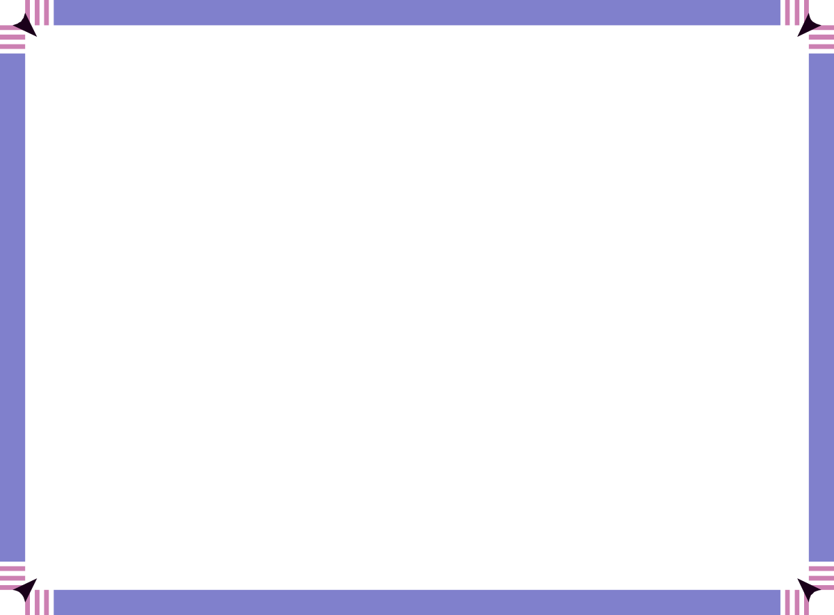 Purple Frame on Black Background Clipart - Decorative Border Design