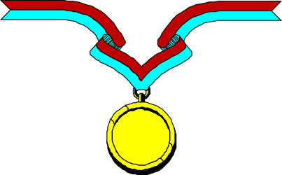 Medal with Ribbon Clipart - Celebrate Achievements