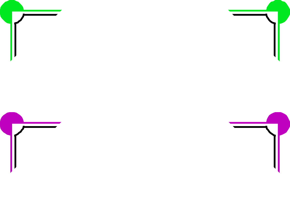 a diagram of three different shapes clip art png transparent Borders and Corners Clipart: Three Distinct Shapes for Creative Designs