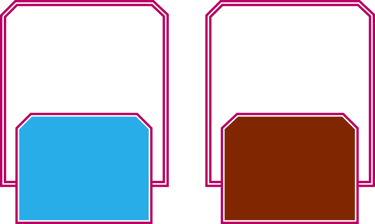 a set of three different colored boxes clip art png transparent Colorful Borders Clipart Set - Three Distinct Colored Boxes for Creative Designs