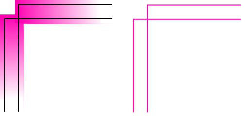 Pink Background Cross Clipart with Decorative Borders and Corners