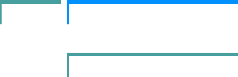 Blue and White Square with Black Background - Stylish Borders and Bars Clipart