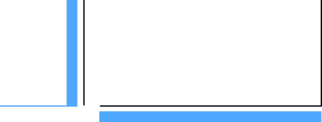 Blue Square with White Border Clipart - Versatile Borders and Miscellaneous Designs
