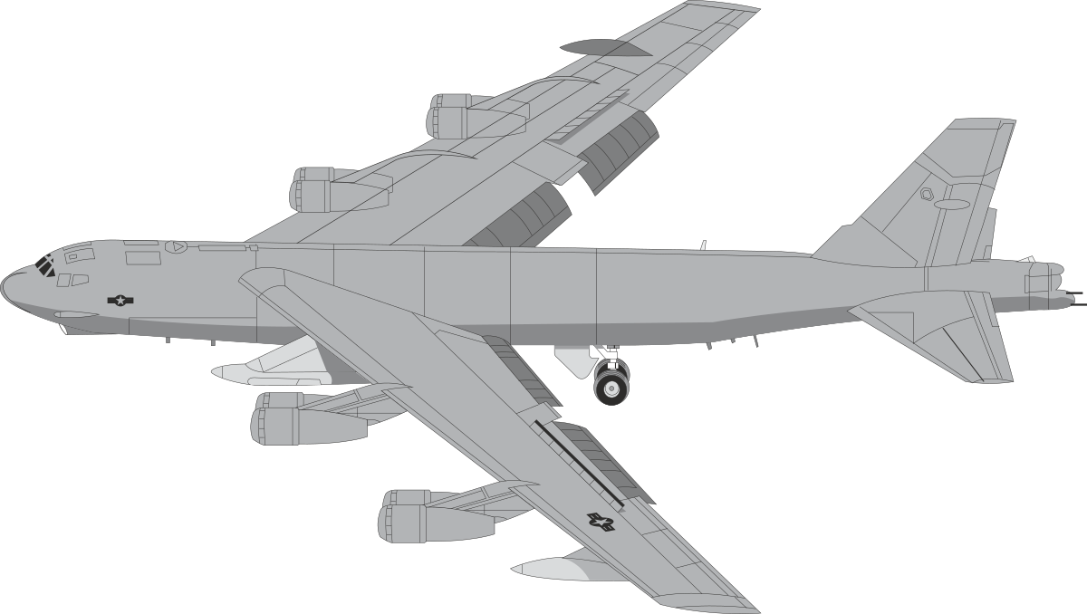 Large Airplane Clipart with Propeller and Twin Engines