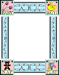 Borders with Baby Birds: Charming Clipart for Your Creative Projects