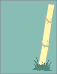 Bamboo Borders: Elegant Plant Clipart for Creative Designs