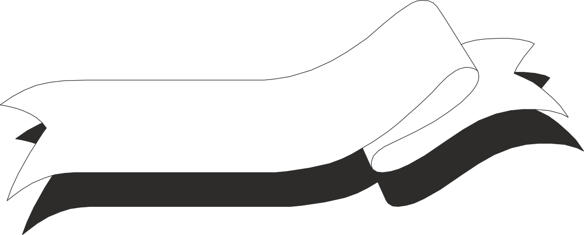 Black and White Dog Silhouette Clipart - Stylish Borders and Banners