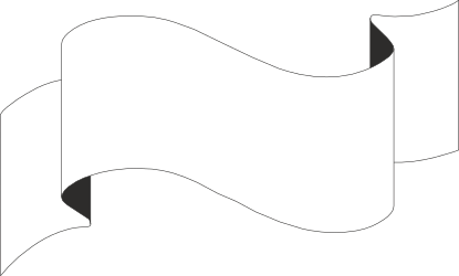 White Flag on Black Background - Elegant Clipart Design
