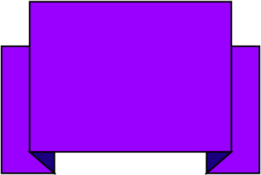 Purple Raccoon Clipart on White Background