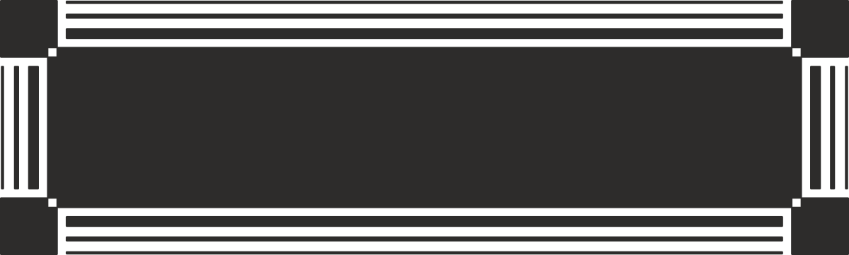 Black and White Borders and Banners Clipart for Creative Designs