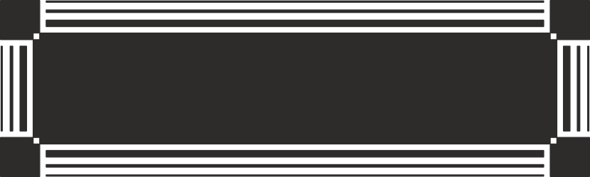 Black and White Borders and Banners Clipart for Creative Designs