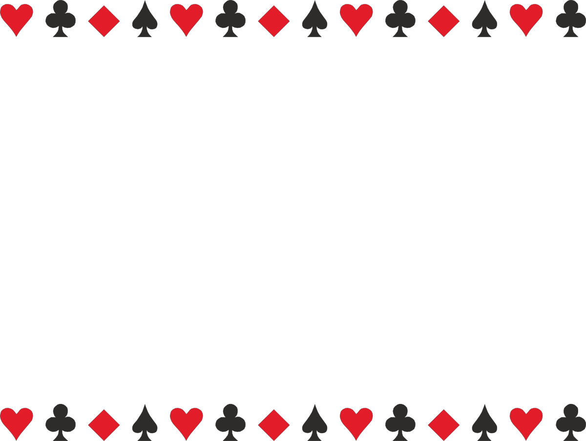 Charming Black and Red Heart Frame Clipart: Borders and Bars Design