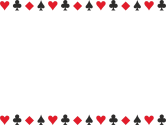Black and Red Heart Frame Borders for Leisure Clipart