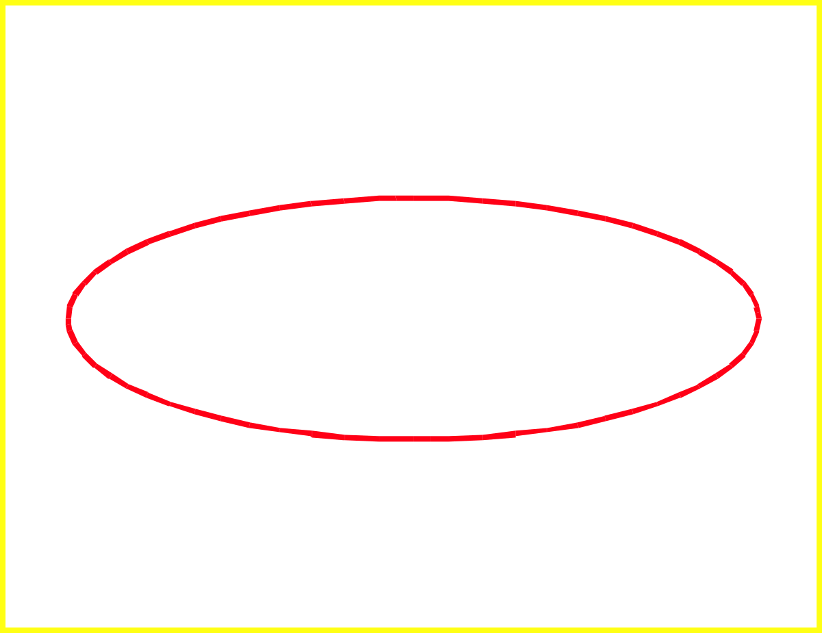 a white oval with a yellow border clip art png transparent White Oval with Yellow Border Clipart for Creative Designs