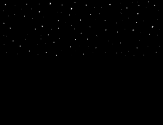 Black and White Night Sky Clipart for Creative Projects