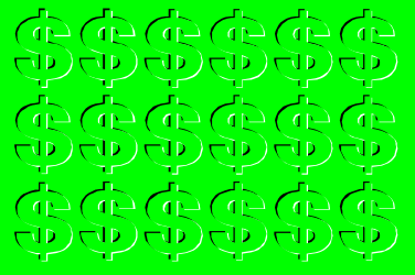 Green Background with White Circles - Clipart for Modern Designs