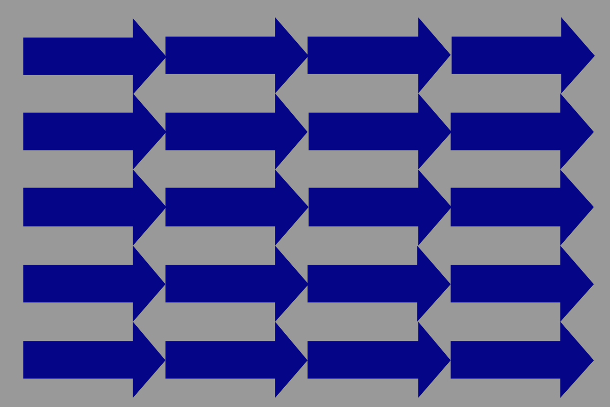 Blue and White Arrow Pattern Clipart - Versatile Borders and Backgrounds