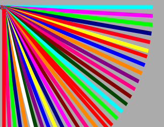 Vibrant Rainbow Line Pattern Clipart for Creative Designs