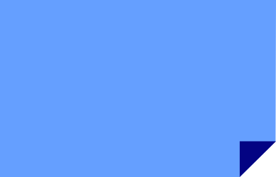 Borders Business Clipart: Elegant Blue Square with White Frame