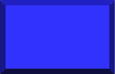 Blue Square with White Border Clipart for Business and Design