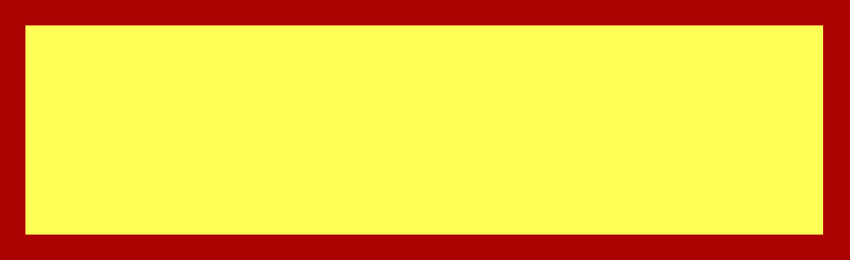 Bold Yellow Rectangle Business Border Clipart Design