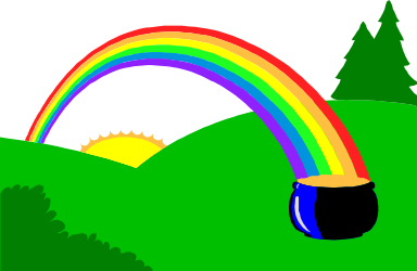 Rainbow Clipart - Vibrant and Colorful Borders for Creative Designs