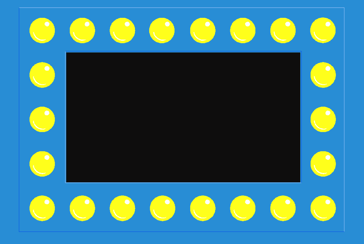 Square Frame with Yellow Smiley Faces Clipart for Business Designs