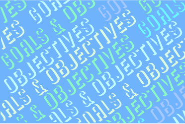 Elegant Blue Background with White and Green Letters Clipart for Creative Designs
