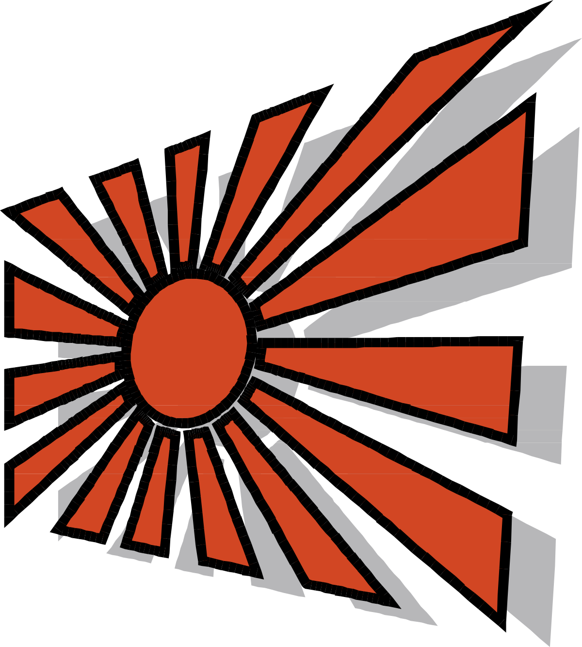 German Democratic Party Flag Clipart - Unique and Versatile Borders