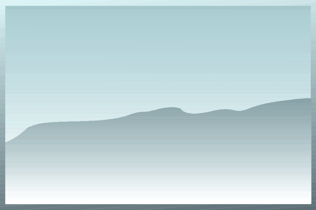 Mountain Range Clipart on a White and Blue Background