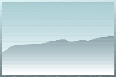 Mountain Range Clipart on a White and Blue Background