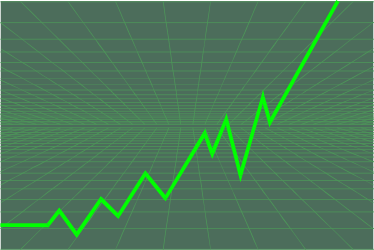 Green Line Graph Decline Clipart: Business Borders and Visuals