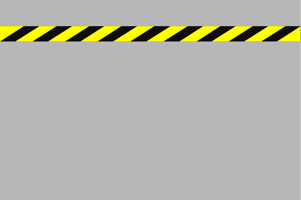 Yellow and Black Striped Border Clipart for Business Designs
