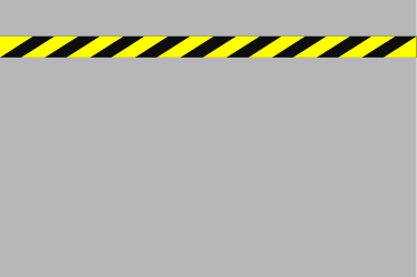 Yellow and Black Striped Border Clipart for Business Designs