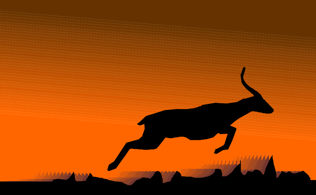 Black and Orange Cow Clipart - Unique Animal Borders for Creative Designs