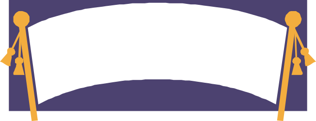 Purple and Orange Tent with White Canopy Clipart for Creative Designs