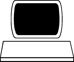 Computer Icon Clipart for Business Borders and Backgrounds