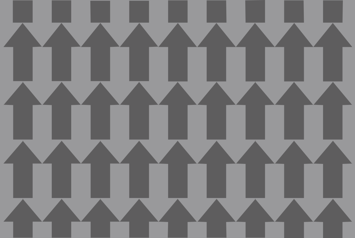 Gray and White Arrow Pattern Clipart - Versatile Borders Design