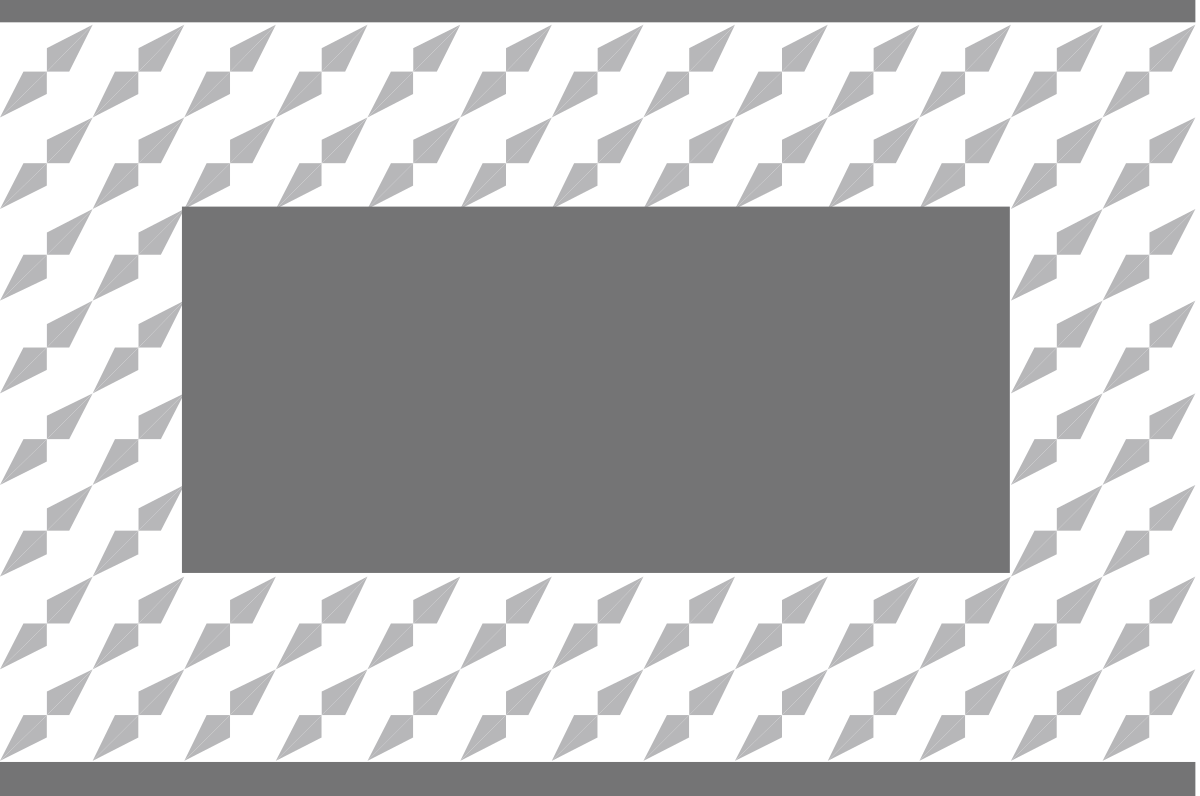 Geometric Black and White Square Clipart - Perfect for Business Borders