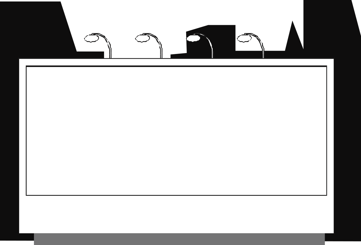 a white sign with a black background clip art png transparent Business Borders Clipart: White Sign on Black Background