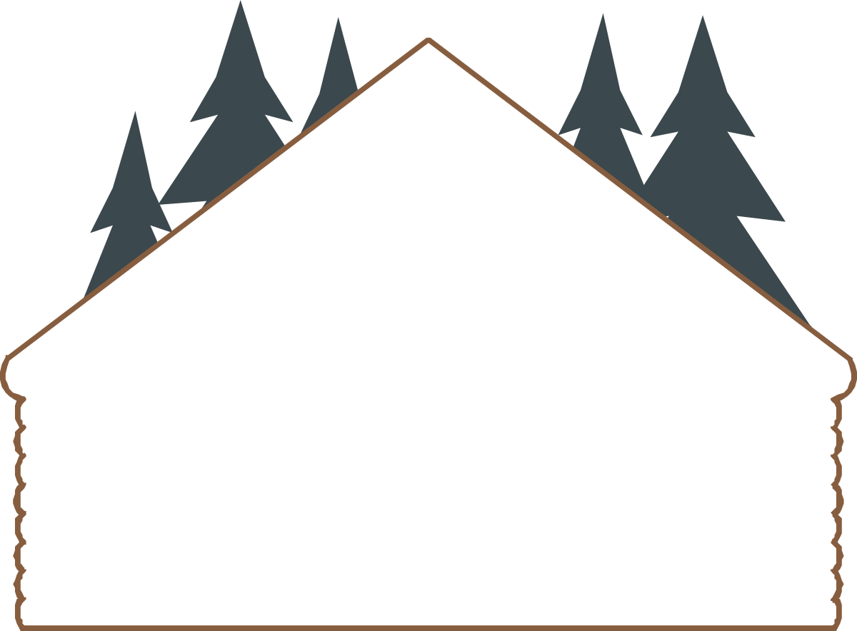 a tent with trees and a tent roof clip art png transparent Tent with Trees Clipart - Perfect for Outdoor Adventures and Camping Themes