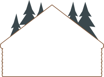 Tent with Trees Clipart - Perfect for Outdoor Adventures and Camping Themes