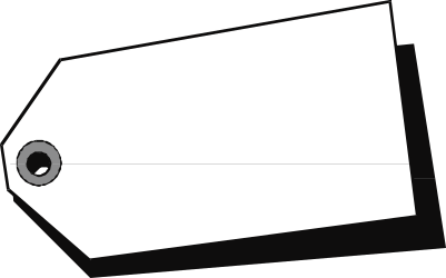 Borders and Business: White Box with a Hole Clipart for Creative Use