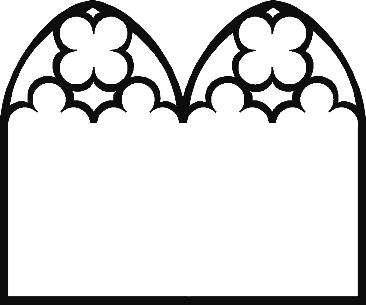 Castle Silhouette Clipart - Elegant Borders for Business Design
