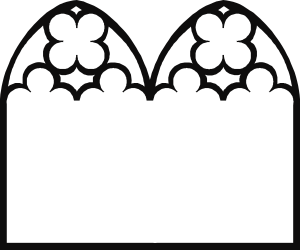 Castle Silhouette Clipart - Elegant Borders for Business Design