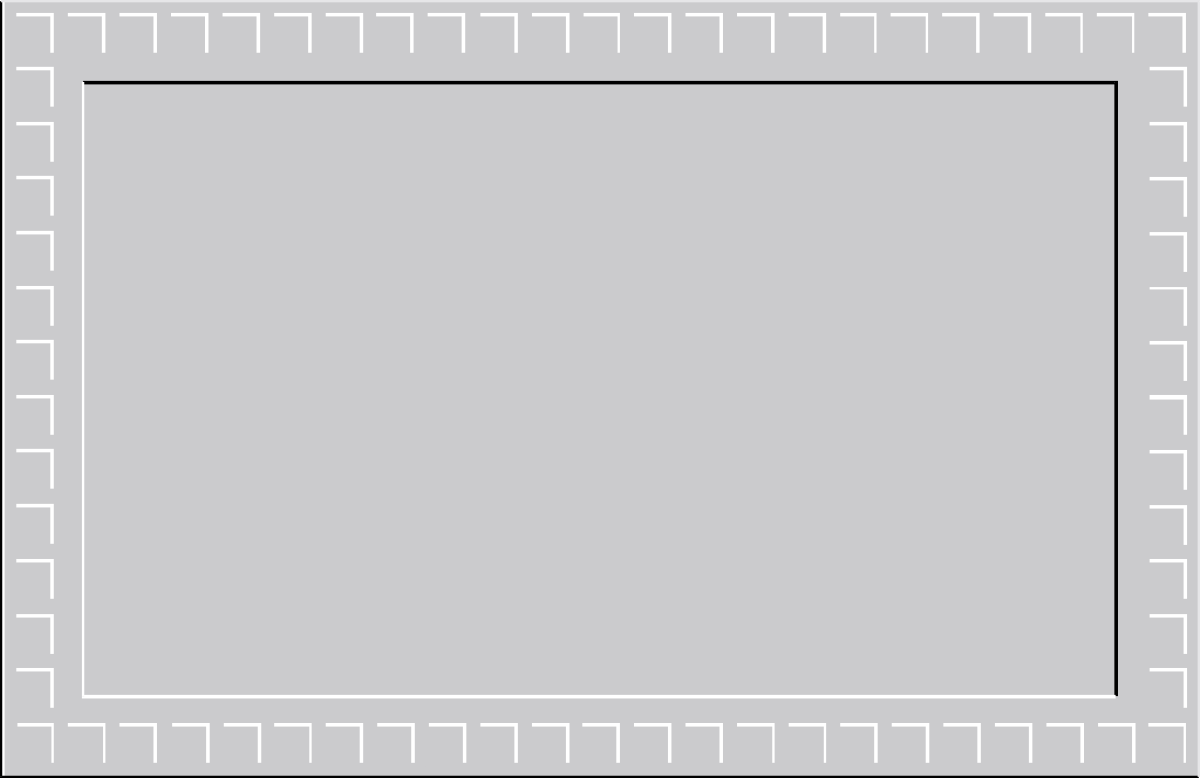 a square with a square in the middle clip art png transparent Square Borders Clipart for Business - Centered Square Design