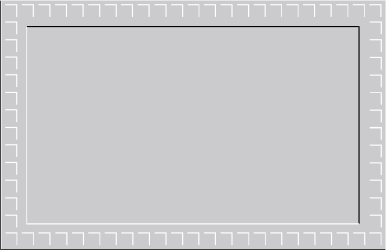 Square Borders Clipart for Business - Centered Square Design